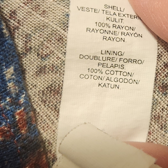 Lucky Brand Multicolored Sleeveless Dress Size Medium - Picture 6 of 6